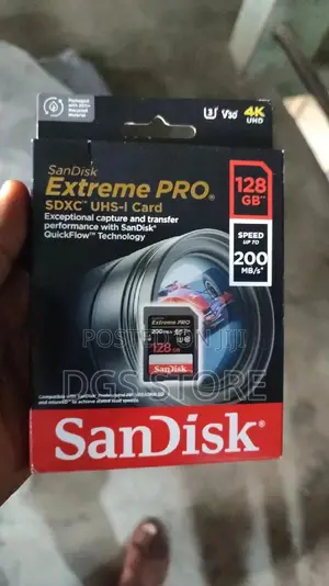 Sandisk Extreme Pro SDXC Uhs 1 Card 128gb Sd Card for Camera