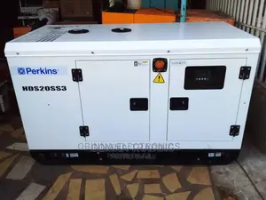 Brand New Perkins 45kva Soundproof Lister Generator/White/