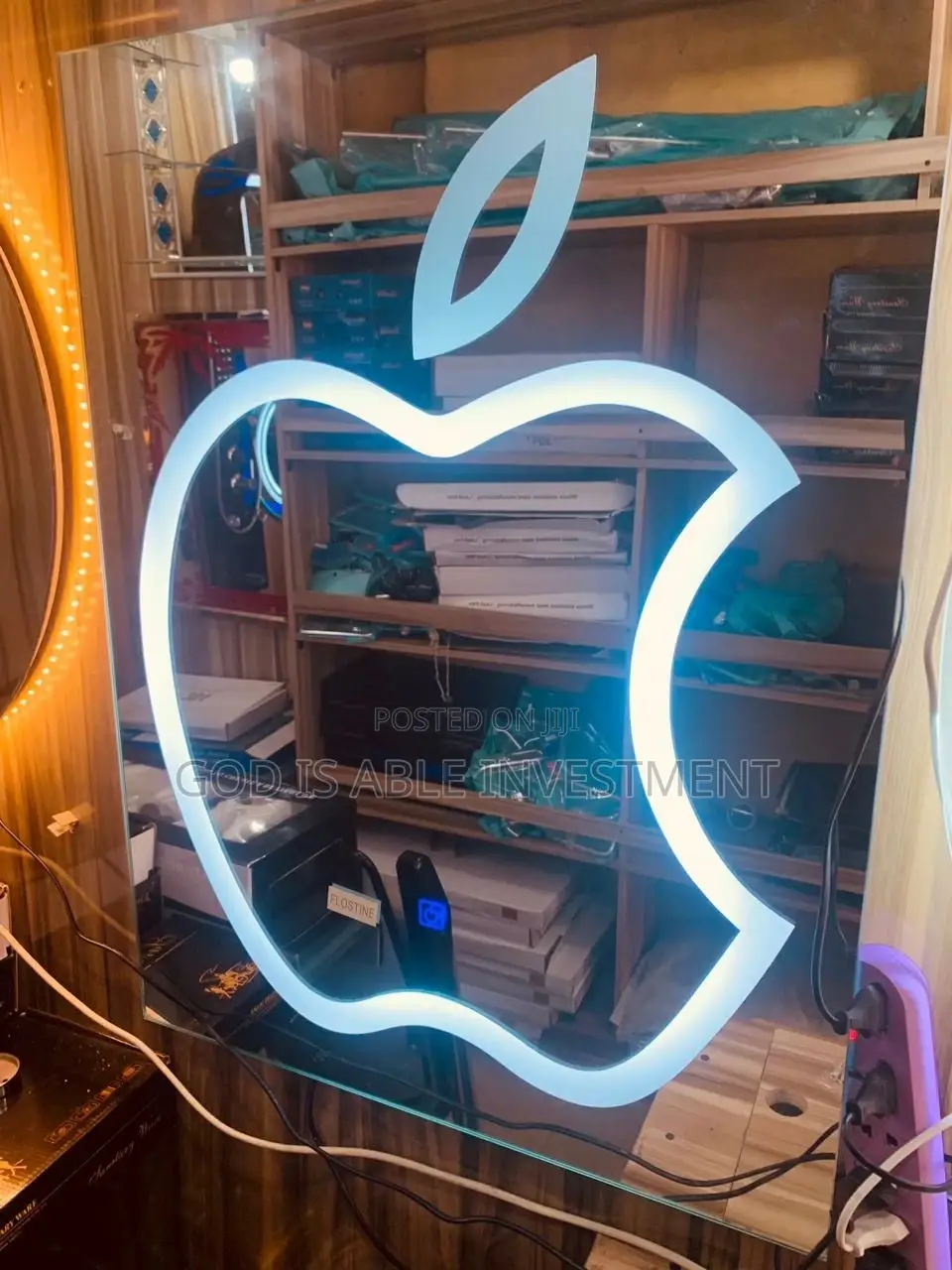 Apple LED Mirror With Light
