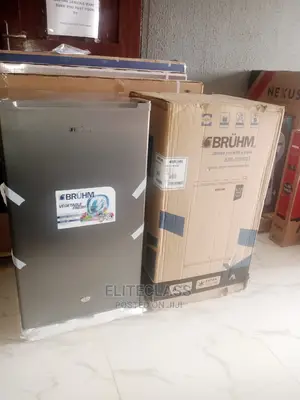 Silver Color Bruhm Fridge With 93ltrs Capacity - Brand New