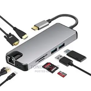 8in1 Type-C to HDTV Adapter
