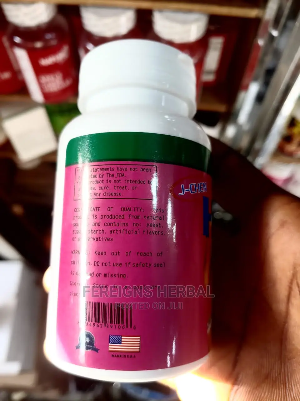 Original J-Chen Hip Up/Butt Enhancement Supplement