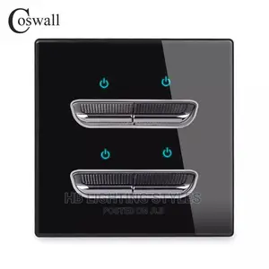 4 Gang 1/2 Way Toggle on / Off Wall Light Switch