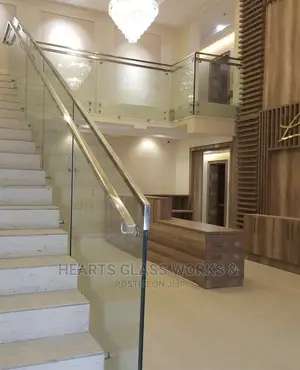10mm Tempered Glass Rails With Sus 304 Pipe