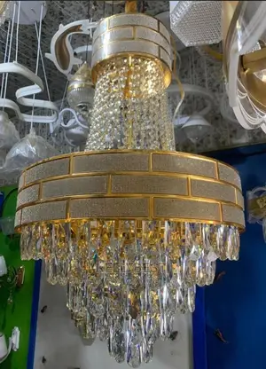 Crystal Gold Chandelier