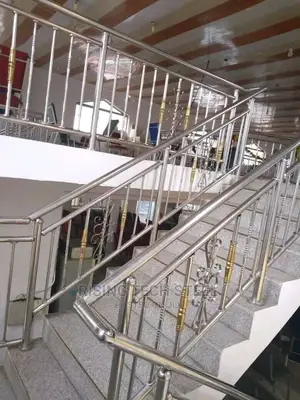 Stainless Handrail With Pring Cumbi