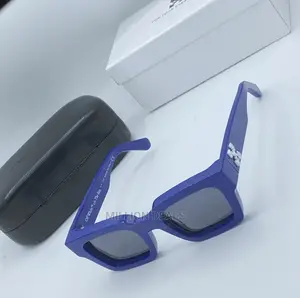 Classic Square Blue Luxe Men’S Sunglasses