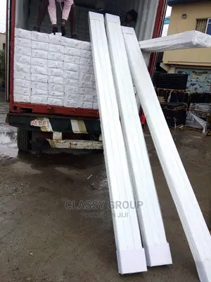 White PVC Rain Water Collector Roof Gutters