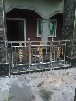 Stainless Handrail Entrance Door