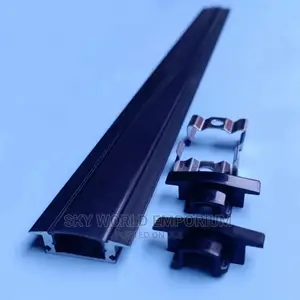 V/Yw/U Style Shaped 0.5m Black Profile