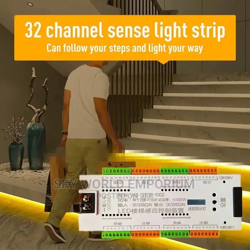 Step Stair Motion Sensor Controller