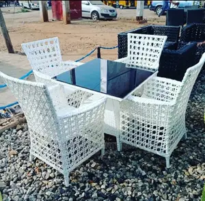 Quality Basket Garden Chairs Set and Table by 4