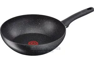 Tefal Everest Wok, Thermospot Aluminium Stone Effect 28cm