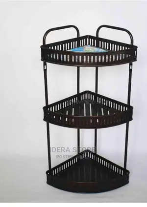 3 Layer Bathroom Corner Rack Wall Storage Shelf for Kitchen