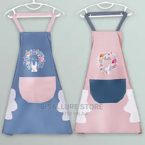 Waterproof Kitchen Apron With Side Towel
