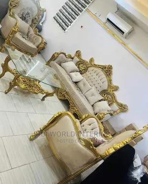 Modern 8 Seater Living Room Fabric Sofa Chair.