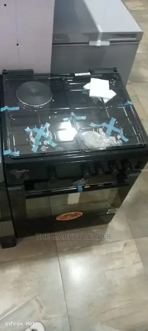 Kenstar 60/60 3+1 Gas Cooker, Black Color