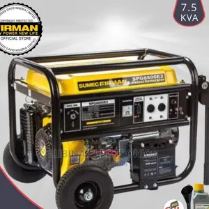 Brand New Sumec Firman(Spg8800e2)7.5kva Generator/Key Start/