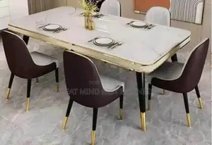 Marble Dining Table and Chairs