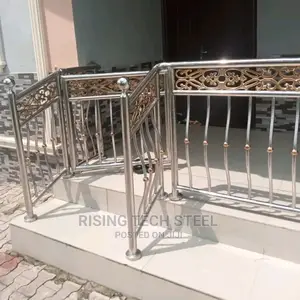 Stainless Handrail With Agon One Gold
