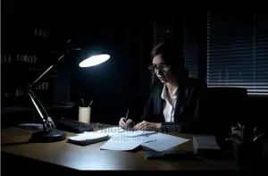 Black Study Desk Reading Electric Lamp