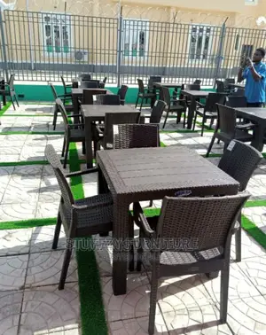 Outdoor Basket Chairs and Tables