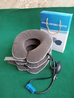 Cervical Neck Traction Air Bag With 3 Layer Pillow