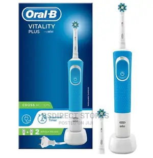 Oral- B Vitality Plus Cross Action Blue Electric Toothbrush
