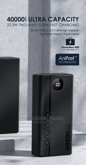 Oraimo Power Bank Opb-P400q 40000mah - Black