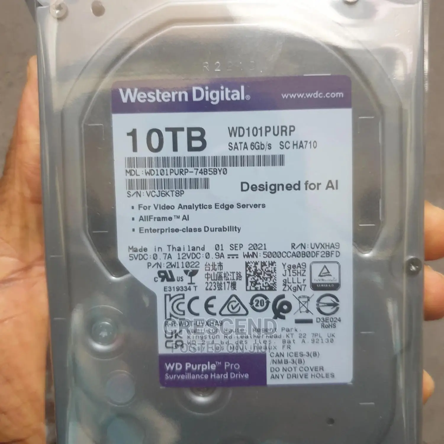 10.Tb Internal Surveillance Hdd