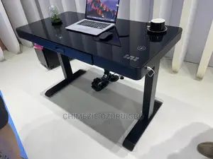 1.2 Meters Electric Height Adjustable/Sit-Stand Glass Table