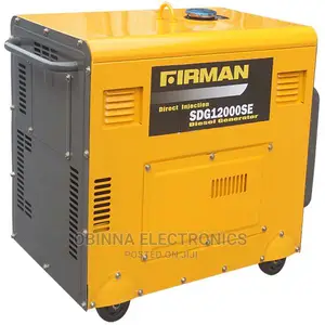Brand New Sumec Firman 10kva Soundproof Lister Generator(Red