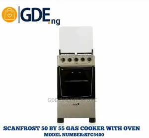Scanfrost 50* 55 All Gas Cooker With Oven And Grill.