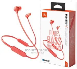 JBL Tune 115BT Coral Wireless Earphones Bluetooth Headphones
