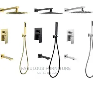 Modern Day Conduit Shower System, Shower Head Accessories