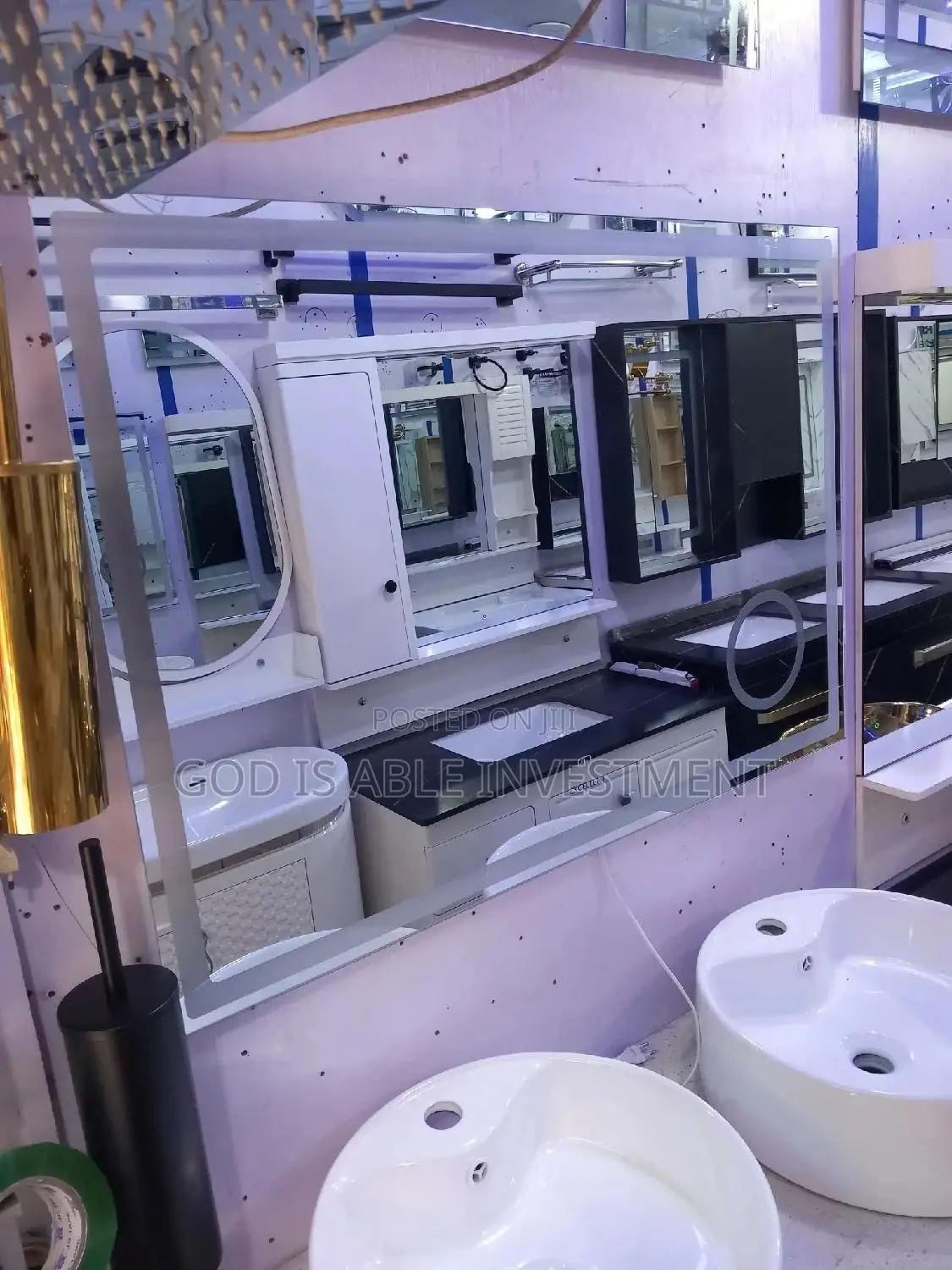 Triple Light Sensor Mirror