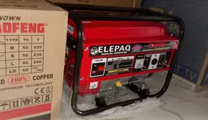 Quality Elepaq Constant 3.5KVA Manual-Start Generator [EC580