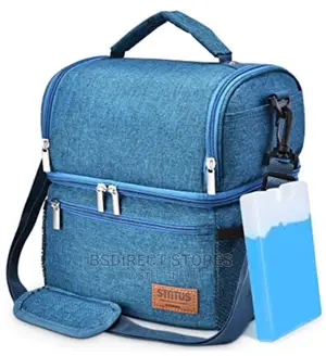 STNTUS NAVY Cooler Lunch Bag Thermal Cool, With Ice Pack