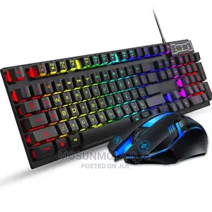 USB Wired RGB Mouse Keyboard Set