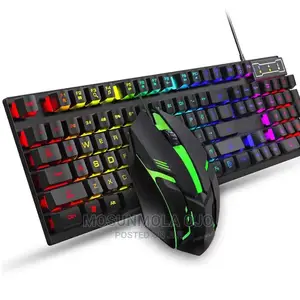 USB Wired RGB Mouse Keyboard Set