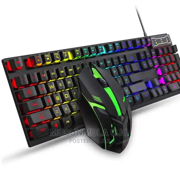 USB Wired RGB Mouse Keyboard Set
