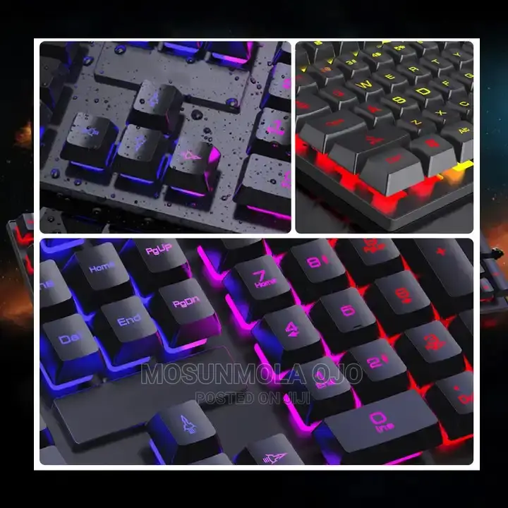 USB Wired RGB Mouse Keyboard Set