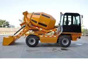 Self Loading Concrete Mixer Diesel Engine New