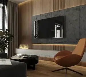 Tv Console Fluted Panel