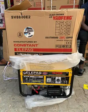 Brand New Elepaq Constant(Sv8800e2)9kva Generator/Key Start/