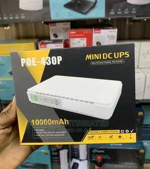 Poe 430p Mini Dc Ups for Router 9v 12v 15v 10000mah