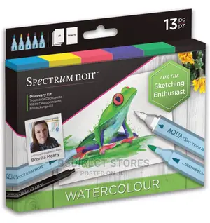 Spectrum Noir Watercolour Discovery Kit For Sketching