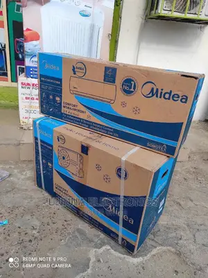 Brand New Middea1hp R410 Gas Split Unit Ac(% Full Copper)