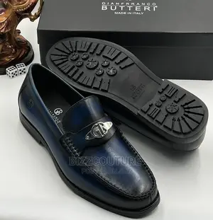 Original GIANFRANCO BUTTERI Leather Shoes Available in Store