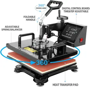 5-in-1 Combo Heat Press Machine